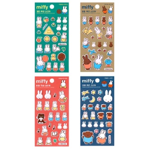 MIFFY PUFFY STICKER SHEET ASST