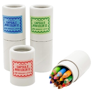 Minature Color Pencils in Mini Tube