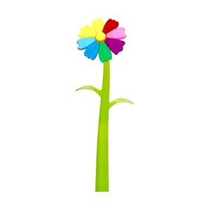 Novelty Gel Pen 0.5mm Lucky Rainbow Flower