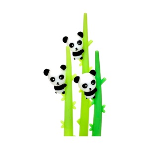 Novelty Gel Pen 0.5mm Panda Bamboo Wiggle