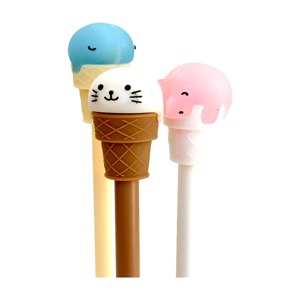 Novelty Gel Pen 0.5mm Ice Cream Animals