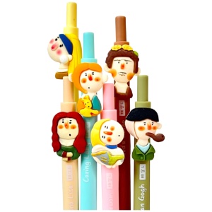 Novelty Gel Pen 0.5mm Famous Art & Artist