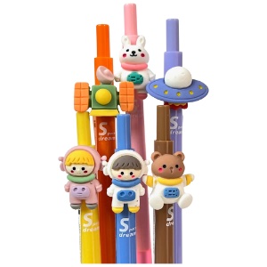 Novelty Retractable Gel Pen 0.5mm Space Dream