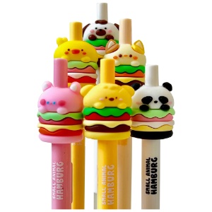 Novelty Gel Pen 0.5mm Animal Burger