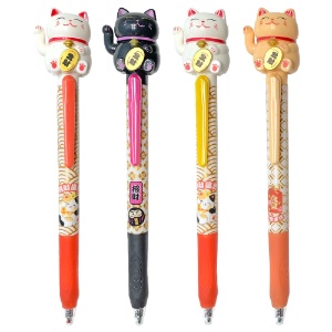 Lucky Cat Retractable Gel Pen 0.5mm