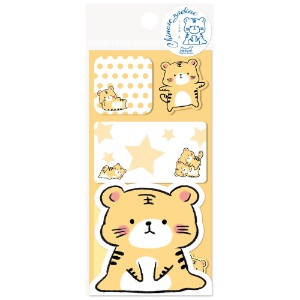 Nekoni Original Designs Chinese Zodiac Sticky Notes Tiger