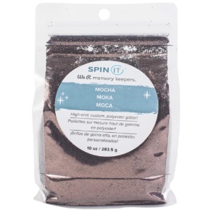 We R Memory Keepers Spin It Fine Glitter 10oz Mocha