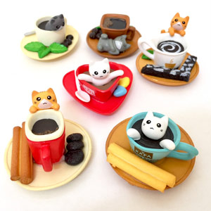 Cafe Cat Figurine