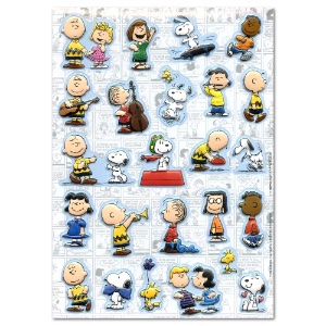 Puffy Sticker Sheet Peanuts