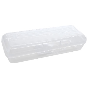 Bazic Pencil Case Organizer Box 8" Clear