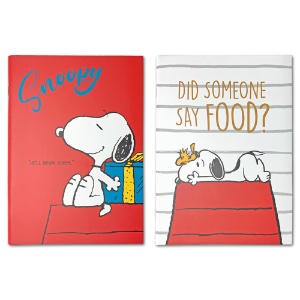 Peanuts Snoopy Thin Notebook 6"x8" Ruled