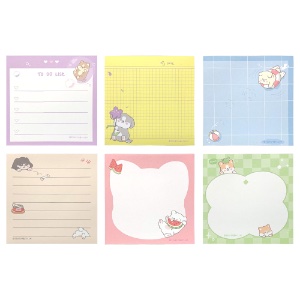 Ssueim&Cclim Cute Puppy Notepad 3.5"x3.5"