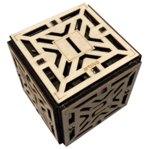 Artventure Wood 3D Puzzle Kit Hexahedron