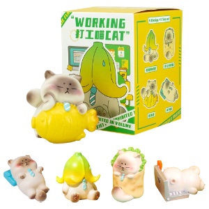 Baby Story Blind Box Working Cat