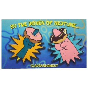 Clay Graham Art Enamel Pin 2 Set Power of Neptune