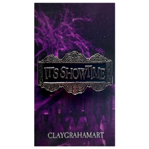 Clay Graham Art Enamel Pin It's Showtime