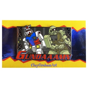 Clay Graham Art Enamel Pin Gundaaamn