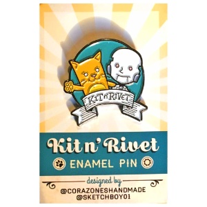 Kit n' Rivet Enamel Pin Kit N' Rivet Logo