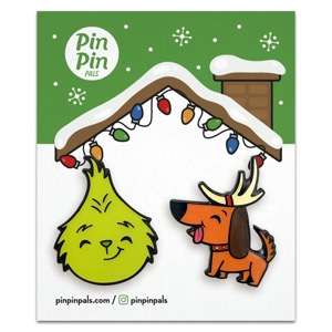 THE GRINCH XMAS PIN SET