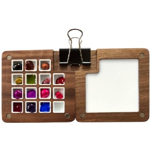 Wooden Pocket Palette 15 Pan