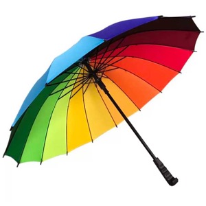 Rainbow Umbrella 22" Long Handle