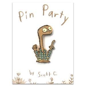 Scott C Enamel Pin Home Phoner