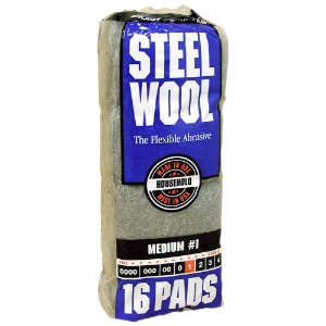 Steel Wool 16 Pads Pack Medium #1