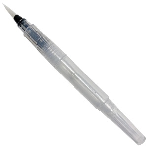 Water Brush Pen with Cap - Round Medium