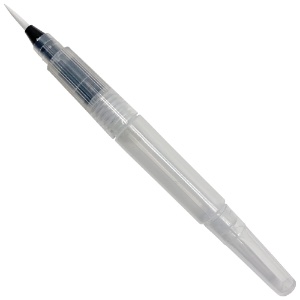 Water Brush Pen with Cap - Round Small