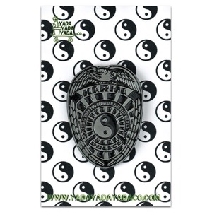 KARMA POLICE BADGE PIN
