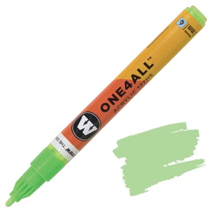 Molotow ONE4ALL 127HS Acrylic Paint Marker 2mm Neon Green Fluorescent