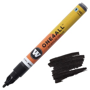 Molotow ONE4ALL 127HS Acrylic Paint Marker 2mm Metallic Black