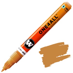 Molotow ONE4ALL 127HS-CO Acrylic Paint Marker 1.5mm Ochre Brown Light
