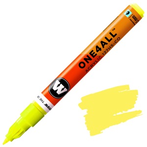 Molotow ONE4ALL 127HS-CO Acrylic Paint Marker 1.5mm Neon Yellow Fluorescent