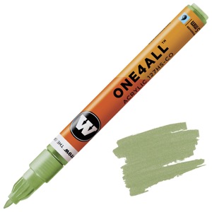 Molotow ONE4ALL 127HS-CO Acrylic Paint Marker 1.5mm Metallic Light Green