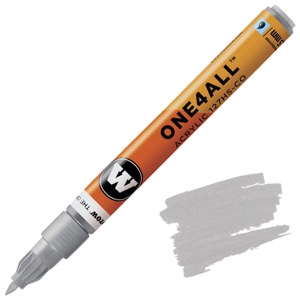Molotow ONE4ALL 127HS-CO Acrylic Paint Marker 1.5mm Metallic Silver
