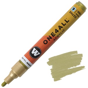 Molotow ONE4ALL 227HS Acrylic Paint Marker 4mm Metallic Gold