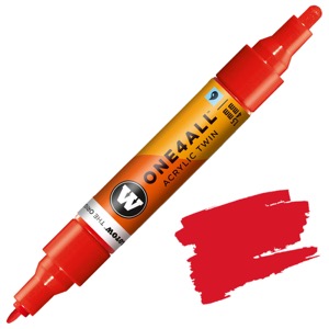 Molotow ONE4ALL Twin Acrylic Paint Marker 1.5-4mm Traffic Red