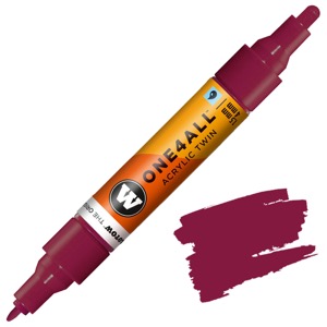 Molotow ONE4ALL Twin Acrylic Paint Marker 1.5-4mm Burgundy
