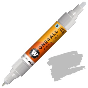 Molotow ONE4ALL Twin Acrylic Paint Marker 1.5-4mm Grey Blue Light