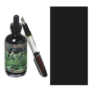 Noodler's Fountain Pen Ink 4.5oz Heart Darkness + Pen
