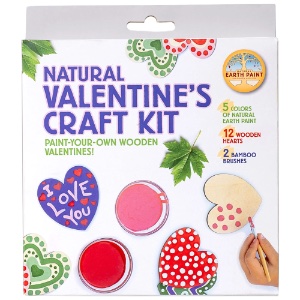 Natural Earth Paint Natural Valentine's Craft Kit