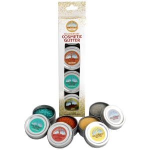 Natural Earth Paint Eco-Friendly Glitter 4 Pack