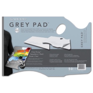 New Wave Grey Pad Ergonomic Hand Held Paper Palette 11"x16"