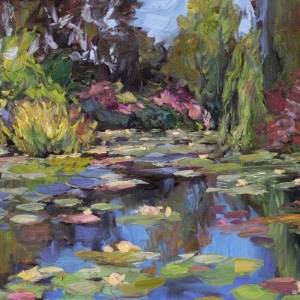 On Demand Class: Monet's Garden Pond with Kristen Olson Stone 11/5