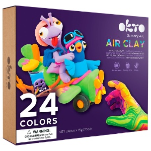 OKTO Air Clay Creativity Kit 24 Color Set