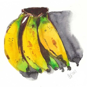 Live Online Class: It's Bananas! a Viviva Watercolor Workshop with Anne