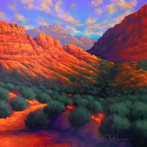 Live Online Class: Vibrant Landscapes with Joe A Oakes Saturday 1/6