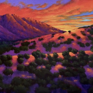 Live Online Class: Vibrant Acrylic Landscape with Joe A Oakes Saturday 5/20