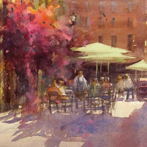 Live Online Class: Impressions in Watercolor with Keiko Tanabe 11/4 and 11/5